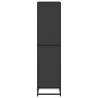Estantería madera ingeniería negra 40x35x139 cm de , Librerías y estanterías - Ref: Foro24-849124, Precio: 80,85 €