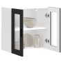 Armario de pared para cocina con puerta de cristal Porto negro von , Küchenschränke - Ref: Foro24-854148, Preis: 71,00 €, Rab...