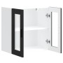 Armario de pared para cocina con puerta de cristal Porto negro von , Küchenschränke - Ref: Foro24-854148, Preis: 71,00 €, Rab...
