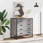 Cajonera de madera contrachapada gris sonoma 70x41x70 cm | Foro24.es | Tu tienda online para hogar, jardín y más Foro24.es