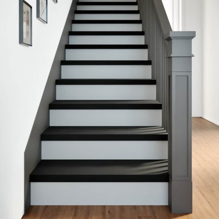 Peldaños de escalera 8 uds madera maciza roble marrón oscuro by , Stair mats - Ref: Foro24-3283025, Price: 222,97 €, Discount: %