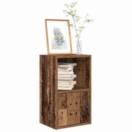 Estantería madera de ingeniería color envejecido 31x24x52 cm by , Bookcases and shelves - Ref: Foro24-860326, Price: 36,38 €,...