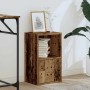 Estantería madera de ingeniería color envejecido 31x24x52 cm by , Bookcases and shelves - Ref: Foro24-860326, Price: 36,38 €,...