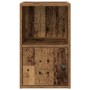 Estantería madera de ingeniería color envejecido 31x24x52 cm by , Bookcases and shelves - Ref: Foro24-860326, Price: 36,38 €,...