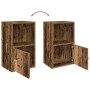 Estantería madera de ingeniería color envejecido 31x24x52 cm by , Bookcases and shelves - Ref: Foro24-860326, Price: 36,38 €,...