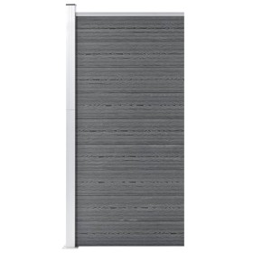Graues WPC-Zaunelement 95 x 186 cm von vidaXL, Zaunpaneele - Ref: Foro24-148978, Preis: 170,72 €, Rabatt: %