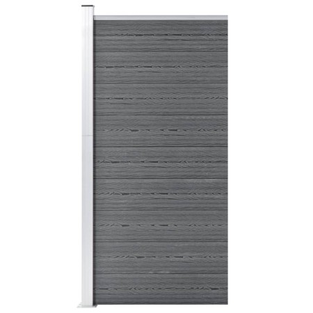 Gray WPC Fence Panel 95x186 cm by vidaXL, fence panels - Ref: Foro24-148978, Price: 181,77 €, Discount: %