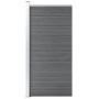 Gray WPC Fence Panel 95x186 cm by vidaXL, fence panels - Ref: Foro24-148978, Price: 181,77 €, Discount: %