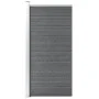 Gray WPC Fence Panel 95x186 cm by vidaXL, fence panels - Ref: Foro24-148978, Price: 182,52 €, Discount: %