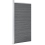 Gray WPC Fence Panel 95x186 cm by vidaXL, fence panels - Ref: Foro24-148978, Price: 181,77 €, Discount: %