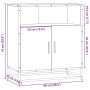 Aparador madera ingeniería gris sonoma 68x35x76 cm by , Sideboards - Ref: Foro24-849002, Price: 81,61 €, Discount: %