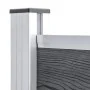 Gray WPC Fence Panel 95x186 cm by vidaXL, fence panels - Ref: Foro24-148978, Price: 182,52 €, Discount: %