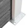 Gray WPC Fence Panel 95x186 cm by vidaXL, fence panels - Ref: Foro24-148978, Price: 182,52 €, Discount: %
