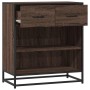Aparador madera ingeniería roble marrón 68x35x76 cm von , Sideboards - Ref: Foro24-848988, Preis: 85,22 €, Rabatt: %