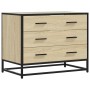 Cajonera de madera contrachapada color roble sonoma 70x41x56 cm de , Cajoneras - Ref: Foro24-849075, Precio: 88,52 €, Descuen...