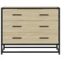 Cajonera de madera contrachapada color roble sonoma 70x41x56 cm de , Cajoneras - Ref: Foro24-849075, Precio: 88,52 €, Descuen...