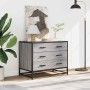 Cajonera de madera contrachapada gris sonoma 70x41x56 cm | Foro24.es | Tu tienda online para hogar, jardín y más Foro24.es