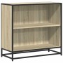Estantería madera ingeniería color roble 80,5x35x76 cm by , Bookcases and shelves - Ref: Foro24-849105, Price: 77,28 €, Disco...
