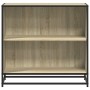 Estantería madera ingeniería color roble 80,5x35x76 cm by , Bookcases and shelves - Ref: Foro24-849105, Price: 77,28 €, Disco...