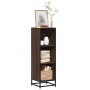 Estantería madera de ingeniería marrón roble 33,5x33x107,5 cm de , Librerías y estanterías - Ref: Foro24-849158, Precio: 68,74 €