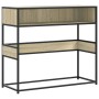 Mesa consola de madera de ingeniería roble Sonoma 90x35x80 cm von , Seitentische - Ref: Foro24-849170, Preis: 64,66 €, Rabatt: %