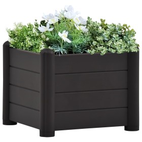 Anthrazitgraues PP-Gartenbett 43x43x35 cm von vidaXL, Töpfe und Pflanzgefäße - Ref: Foro24-313973, Preis: 65,52 €, Rabatt: %