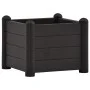 Anthracite gray PP garden bed 43x43x35 cm by vidaXL, Pots and planters - Ref: Foro24-313973, Price: 64,17 €, Discount: %