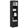 Estantería de madera de ingeniería roble negro 31x24x127 cm by , Bookcases and shelves - Ref: Foro24-860347, Price: 57,54 €, ...