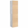 Estantería madera de ingeniería gris sonoma 31x24x127 cm von , Bücherregale und Regale - Ref: Foro24-860351, Preis: 55,45 €, ...