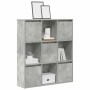 Estantería de madera de ingeniería gris hormigón 89x24x101,5 cm von , Bücherregale und Regale - Ref: Foro24-860403, Preis: 95...