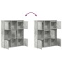 Estantería de madera de ingeniería gris hormigón 89x24x101,5 cm von , Bücherregale und Regale - Ref: Foro24-860403, Preis: 95...