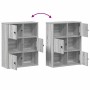 Estantería madera de ingeniería gris sonoma 60x24x76,5 cm von , Bücherregale und Regale - Ref: Foro24-860387, Preis: 67,59 €,...