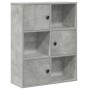 Estantería de madera de ingeniería gris hormigón 60x24x76,5 cm by , Bookcases and shelves - Ref: Foro24-860385, Price: 69,77 ...