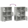 Estantería de madera de ingeniería gris hormigón 60x24x76,5 cm by , Bookcases and shelves - Ref: Foro24-860385, Price: 69,77 ...