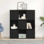 Estantería de madera de ingeniería roble negro 89x24x101,5 cm von , Bücherregale und Regale - Ref: Foro24-860401, Preis: 99,0...