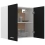 Hängender Küchenschrank aus schwarzem Holzwerkstoff, 60 x 31 x 60 cm von vidaXL, Küchenschränke - Ref: Foro24-801269, Preis: ...