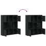Estantería de madera de ingeniería roble negro 89x24x101,5 cm von , Bücherregale und Regale - Ref: Foro24-860401, Preis: 99,0...