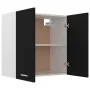 Hanging kitchen cabinet black engineered wood 60x31x60 cm by vidaXL, Kitchen cabinets - Ref: Foro24-801269, Price: 51,21 €, D...