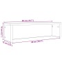 Estantería cocina apilable madera ingeniería negra 50x15x16 cm von , Behälter für Küchenutensilien - Ref: Foro24-860483, Prei...