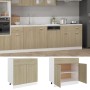 Untere Schrankschublade aus Eichenholz, 80 x 46 x 81,5 cm von vidaXL, Küchenschränke - Ref: Foro24-801239, Preis: 136,42 €, R...