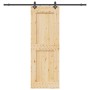 Puerta corredera con herrajes madera maciza de pino 80x210 cm von , Türen - Ref: Foro24-3332731, Preis: 207,72 €, Rabatt: %