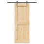 Puerta corredera con herrajes madera maciza de pino 85x210 cm von , Türen - Ref: Foro24-3332738, Preis: 187,28 €, Rabatt: %