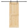 Puerta corredera con herrajes madera maciza de pino 85x210 cm von , Türen - Ref: Foro24-3332744, Preis: 195,10 €, Rabatt: %