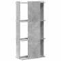 Librería de 3 niveles madera gris hormigón 60x30x120 cm by , Bookcases and shelves - Ref: Foro24-860268, Price: 58,76 €, Disc...