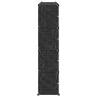 Estantería de cubos con 16 compartimentos y puertas PP negro by , Shoe racks and shoe organizers - Ref: Foro24-4019581, Price...