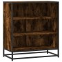 Aparador madera ingeniería y metal roble ahumado 68x35x76 cm von , Sideboards - Ref: Foro24-848976, Preis: 76,36 €, Rabatt: %