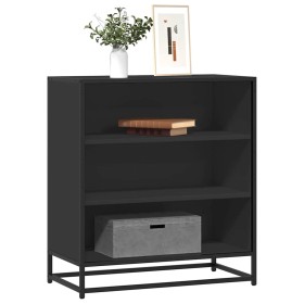 Aparador de madera de ingeniería y metal negro 68x35x76 cm de , Aparadores - Ref: Foro24-848974, Precio: 81,41 €, Descuento: %