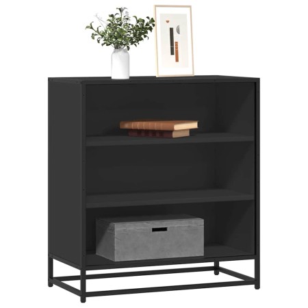 Aparador de madera de ingeniería y metal negro 68x35x76 cm de , Aparadores - Ref: Foro24-848974, Precio: 81,41 €, Descuento: %