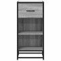 Aparador madera ingeniería y metal gris Sonoma 35,5x35x76 cm by , Sideboards - Ref: Foro24-848957, Price: 60,88 €, Discount: %