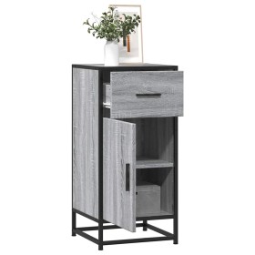 Aparador madera ingeniería y metal gris Sonoma 35,5x35x76 cm von , Sideboards - Ref: Foro24-848962, Preis: 74,11 €, Rabatt: %